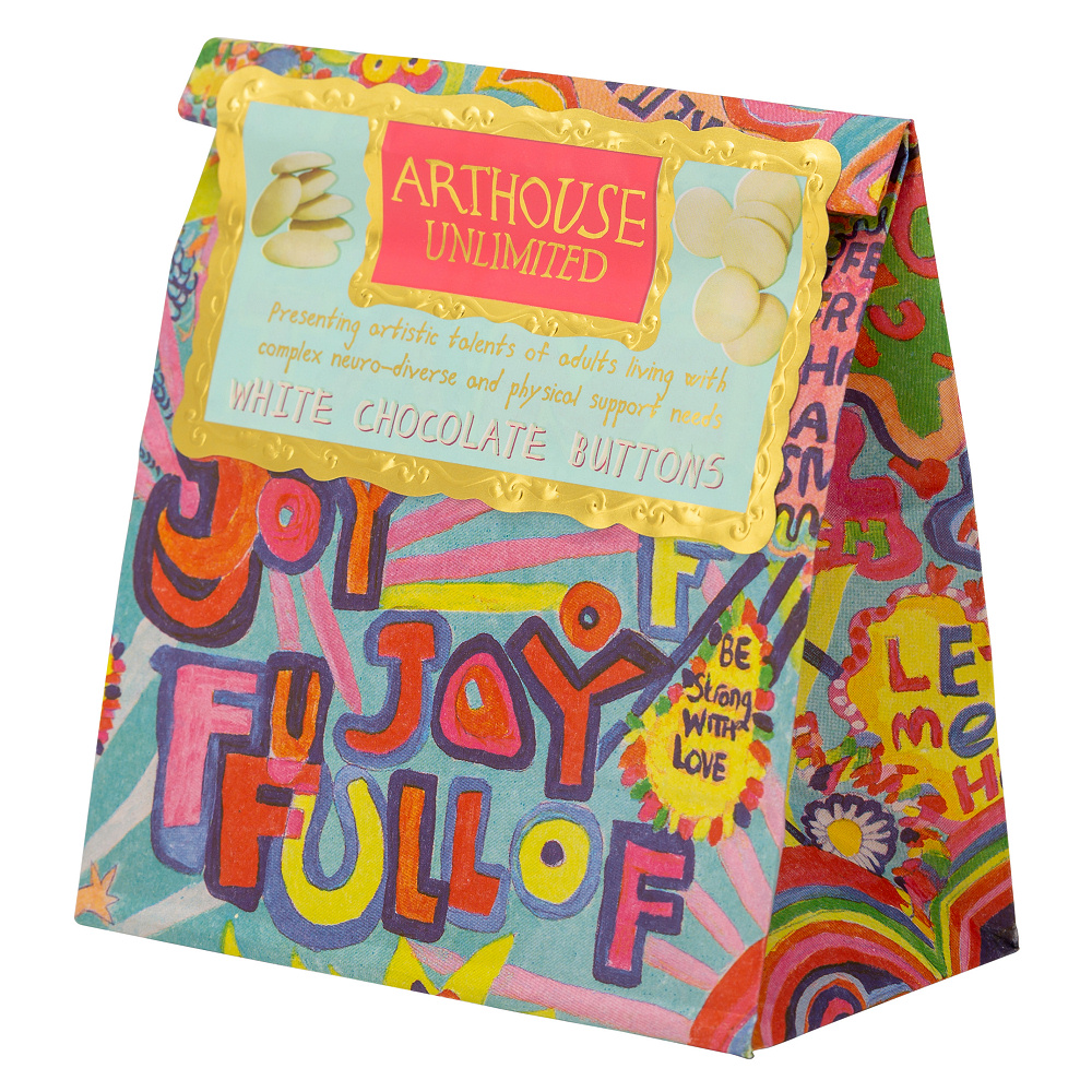 Arthouse Chocolate, Full of Joy – White Chocolate Buttons - Image 3