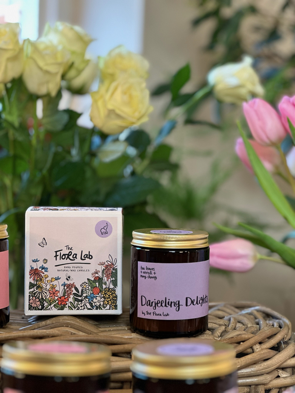 Darjeeling Delights Soy Wax Candle. Tea Leaves, Neroli & May Chang - Image 2