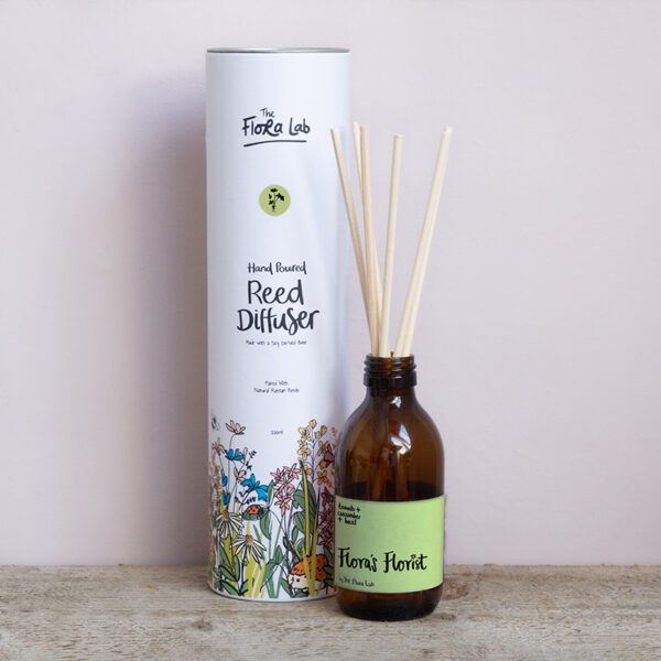 Flora’s Florist, Coconut & Rapeseed Diffuser. Tomato, Cucumber & Basil