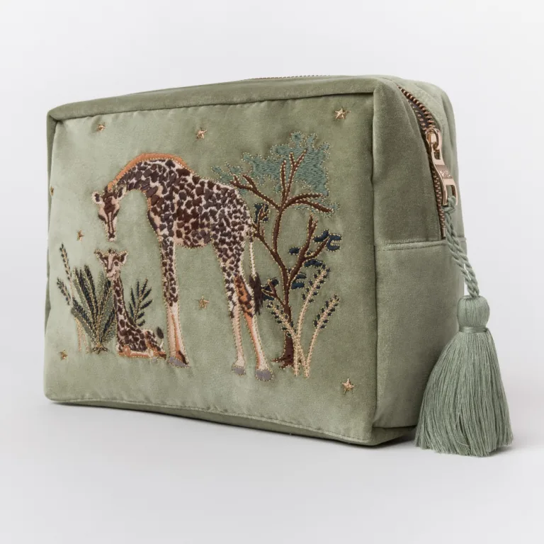 Giraffe Mother & Baby Wash Bag