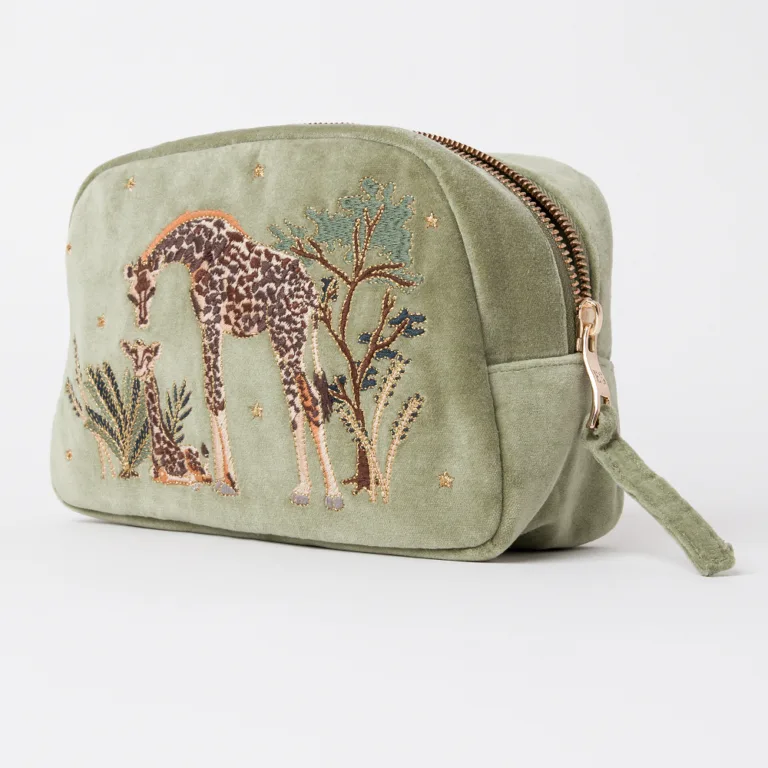 Giraffe Mother & Baby Makeup Bag