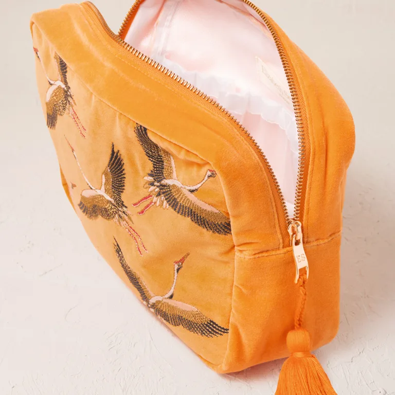 Cranes Wash Bag