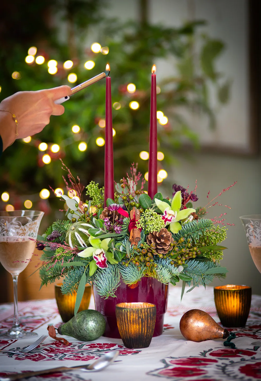 2-Candle Table Arrangement