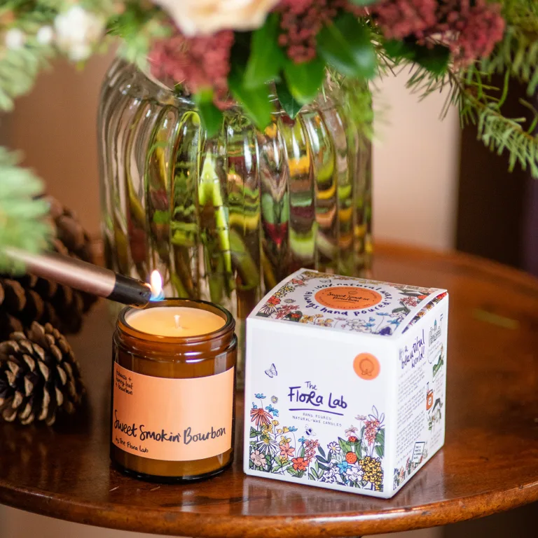 Flora Lab Sweet Smokin Bourbon Soy Wax