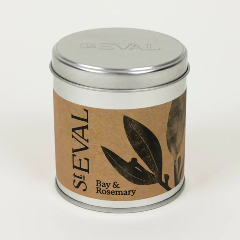 St Eval Bay & Rosemary Tin Candle