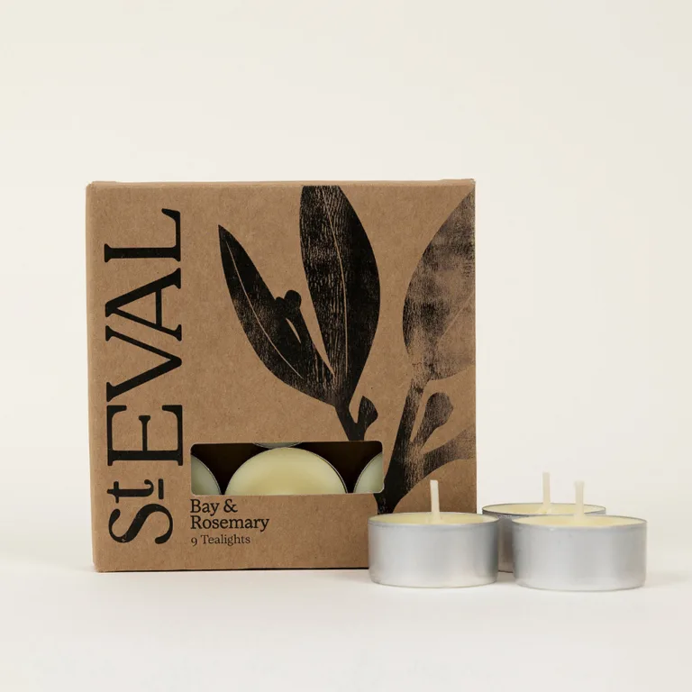 St Eval Bay & Rosemary Tea Lights