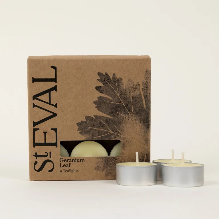 St Eval Geranium Leaf Tea Lights