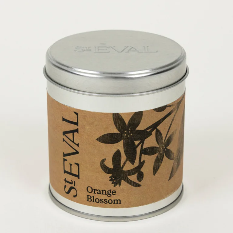 St Eval Orange Blossom Tin Candle