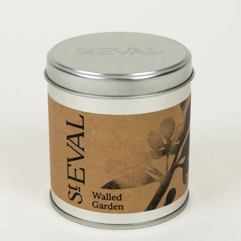 St Eval Walled Garden Tin Candle
