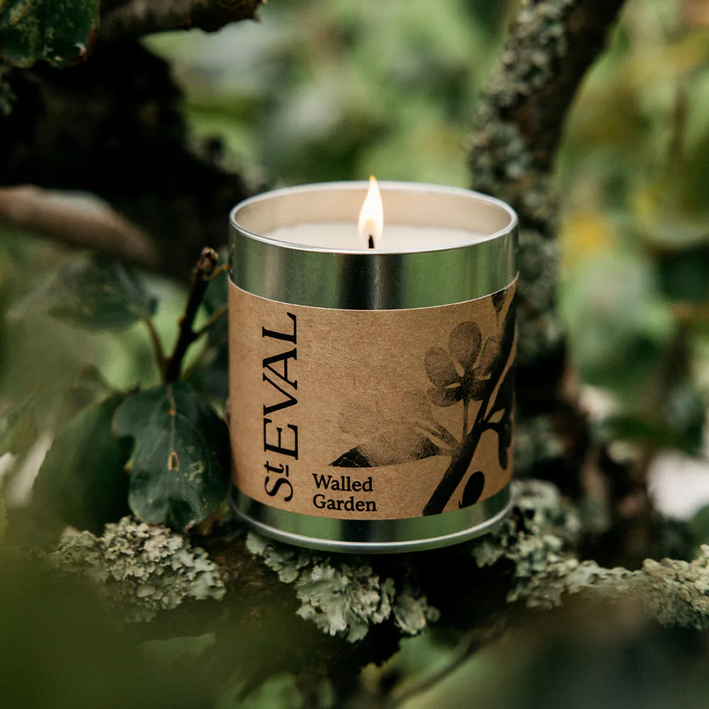 St Eval Walled Garden Tin Candle - Image 2