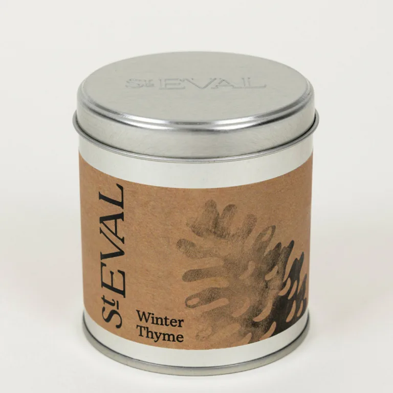 St Eval Winter Thyme Tin Candle