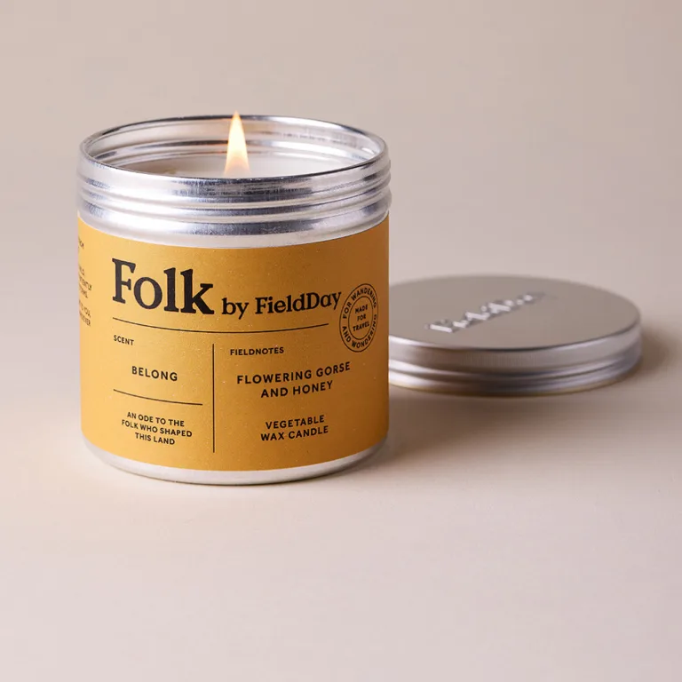 Belong Folk Tin Candle
