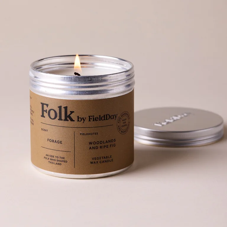 Forage Folk Tin Candle