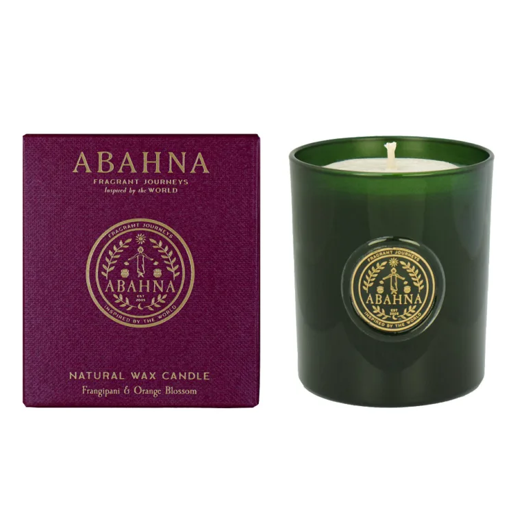 Frangipani & Orange Blossom Wax Candle