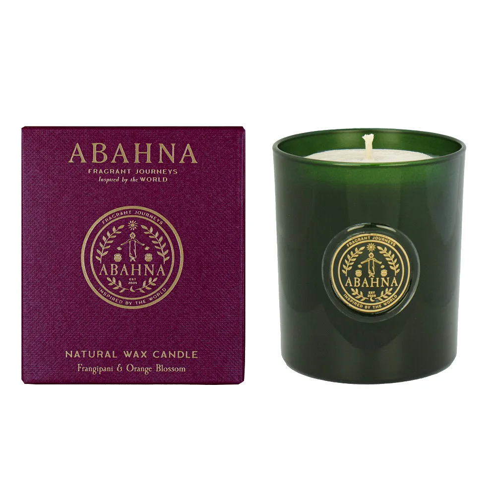 Frangipani & Orange Blossom Wax Candle