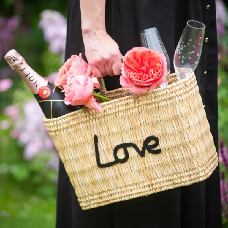 Love Embroidered Bag